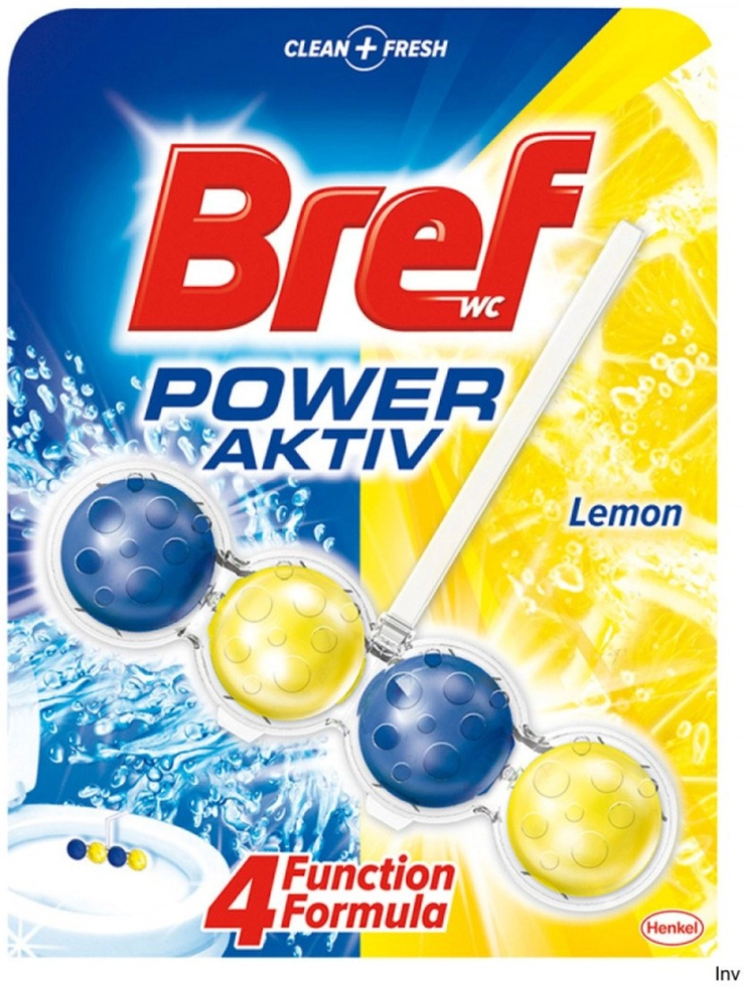 WC bloks Bref Power Aktiv Lemon