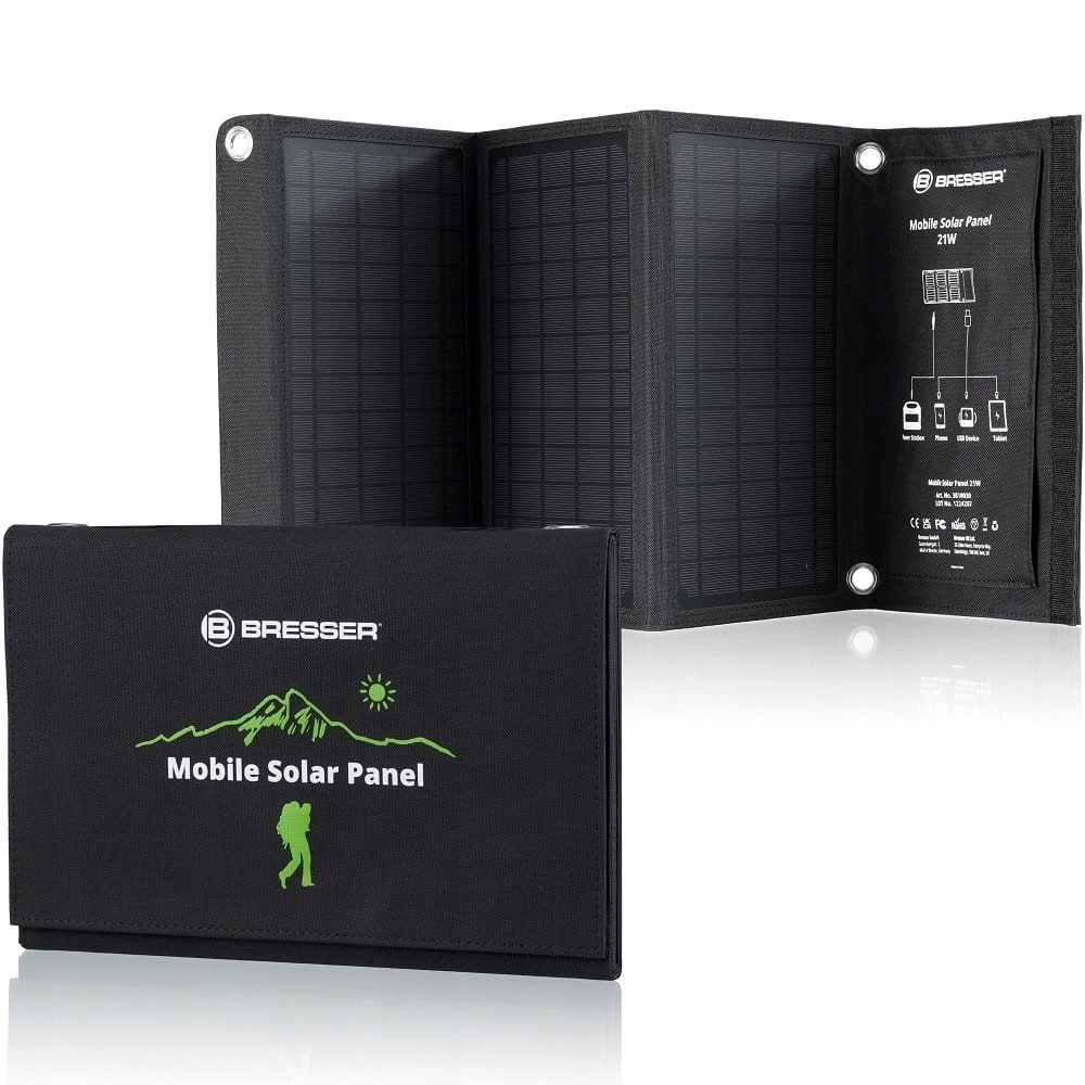 Bresser Mobile Solar Panel 21W mit