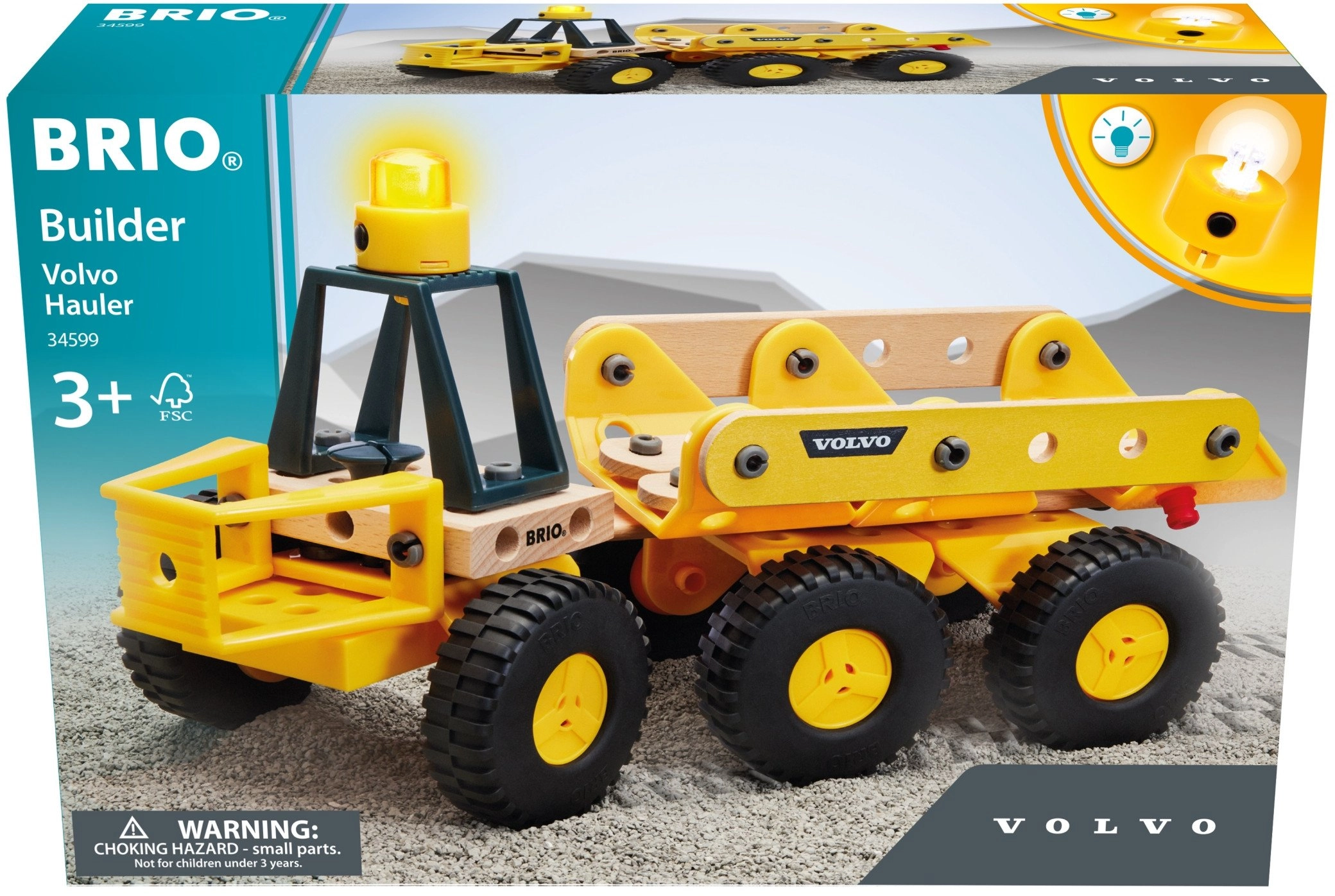 BRIO Builder 34599 - Volvo kippiauto
