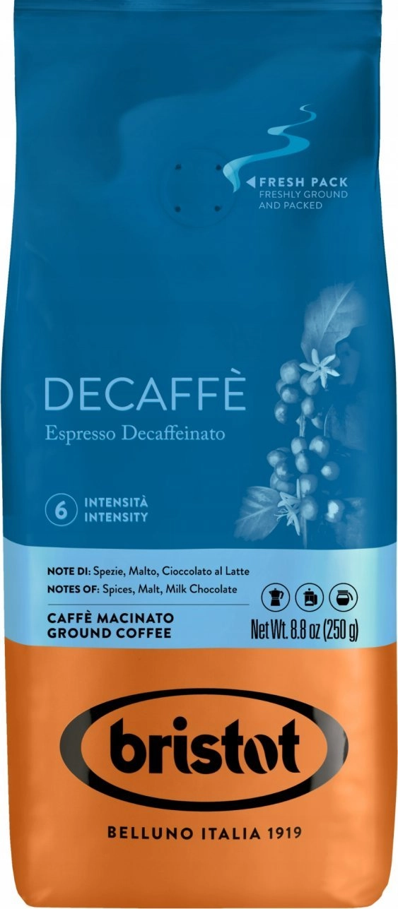 Kawa mielona Bristot Decaffe 250 g