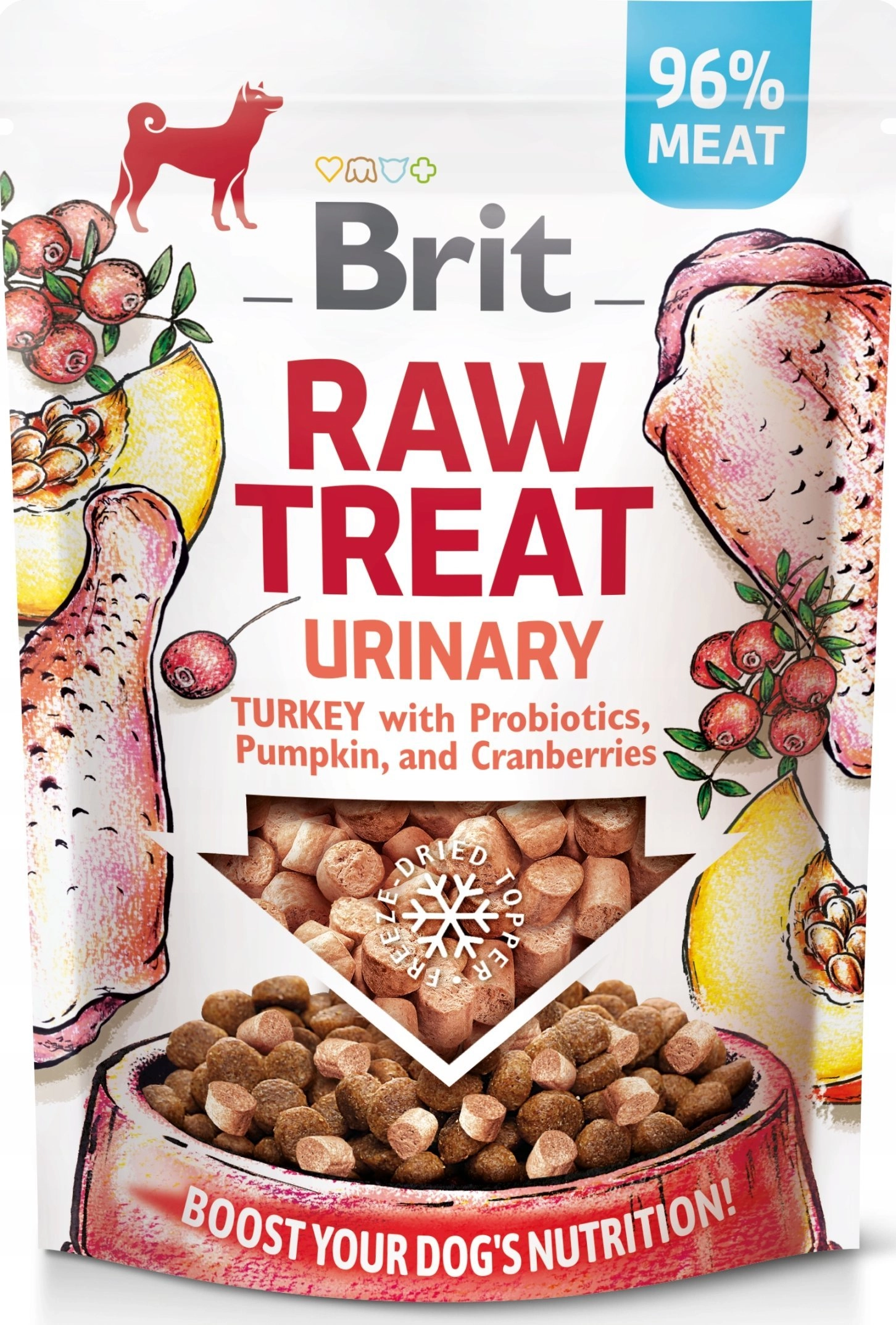 Brit Raw Treat Dog Urinary Turkey