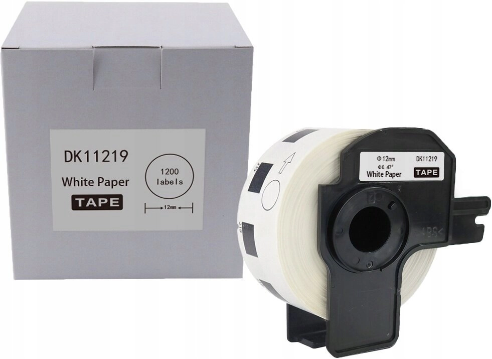 BROTHER label DK-11219 12mm 1200pcs black