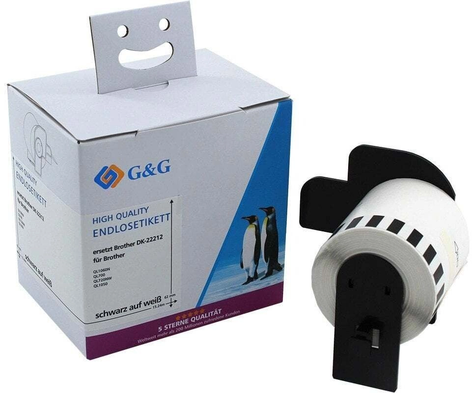 BROTHER label DK-22212 62mm x 15