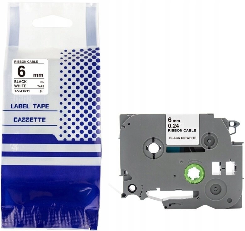 BROTHER TZe-FX211 tape 6mm x 8m