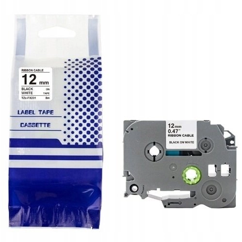 BROTHER TZE-FX231 tape 12mm x 8m
