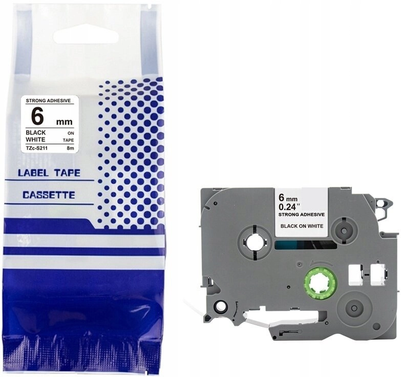 BROTHER TZe-S211 tape 6mm x 8m