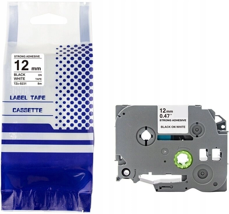 BROTHER TZE-S231 tape 12mm x 8m