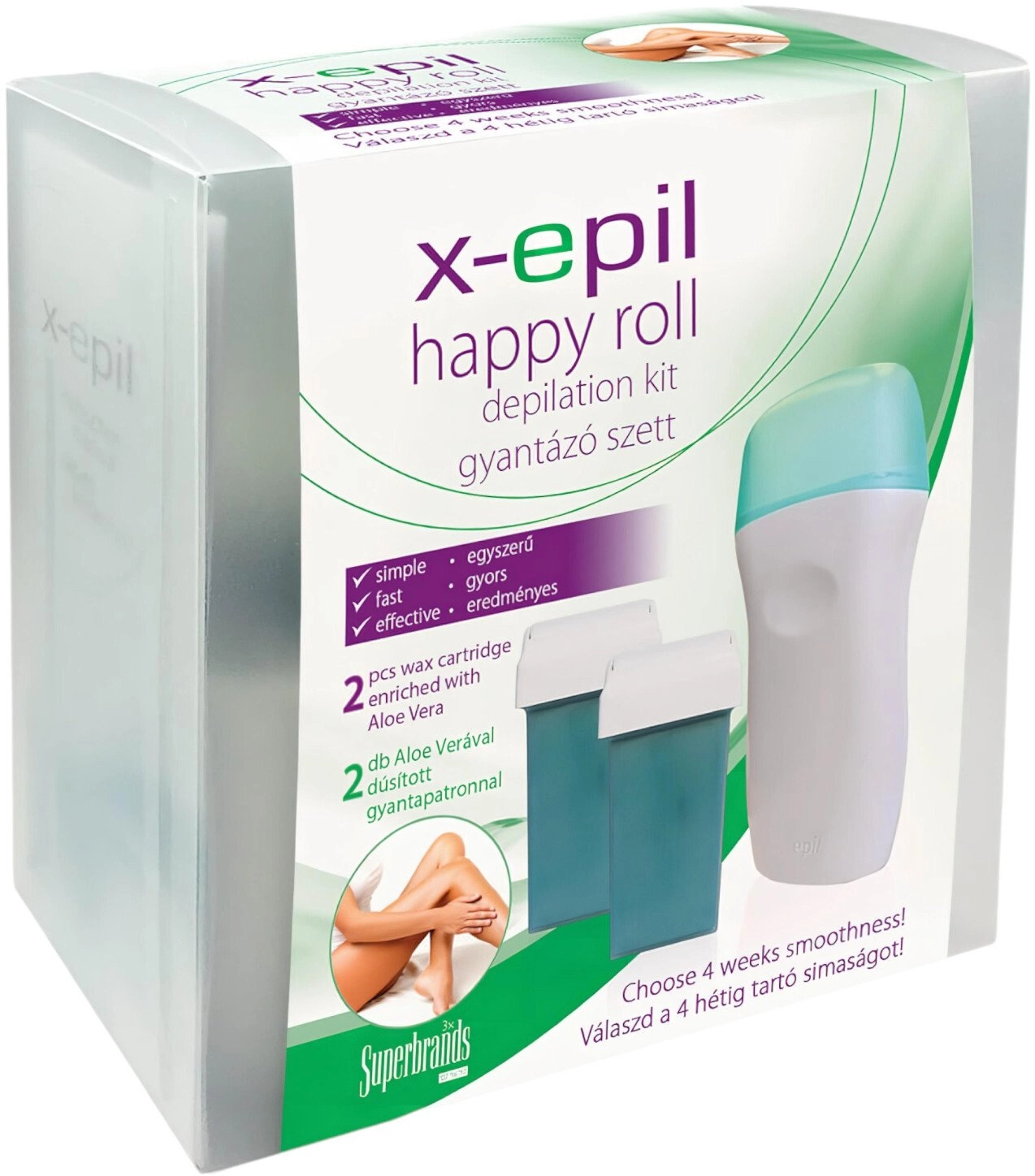 Byphasse Set X-Epil: Happy Roll  Aloe