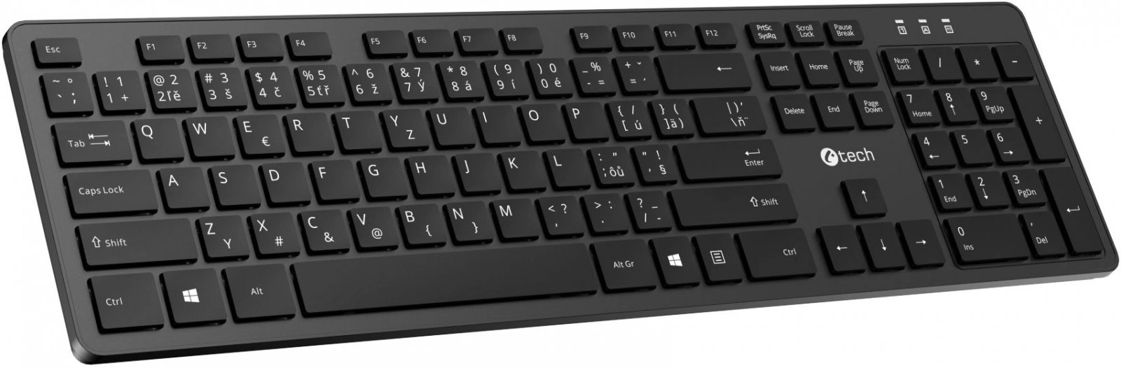 C-TECH KB-115 keyboard wireless 2.4Ghz