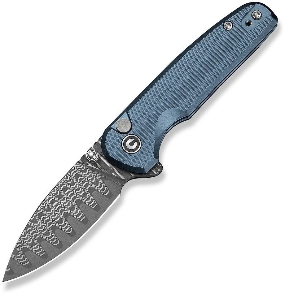 Knife CIVIVI Mini Shakan Damascus Blue