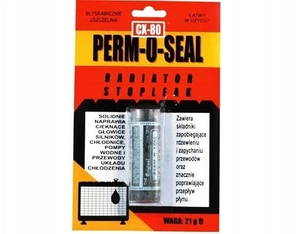 CX80 PERMOSEAL RADIATOR SEALANT. 21G. 023