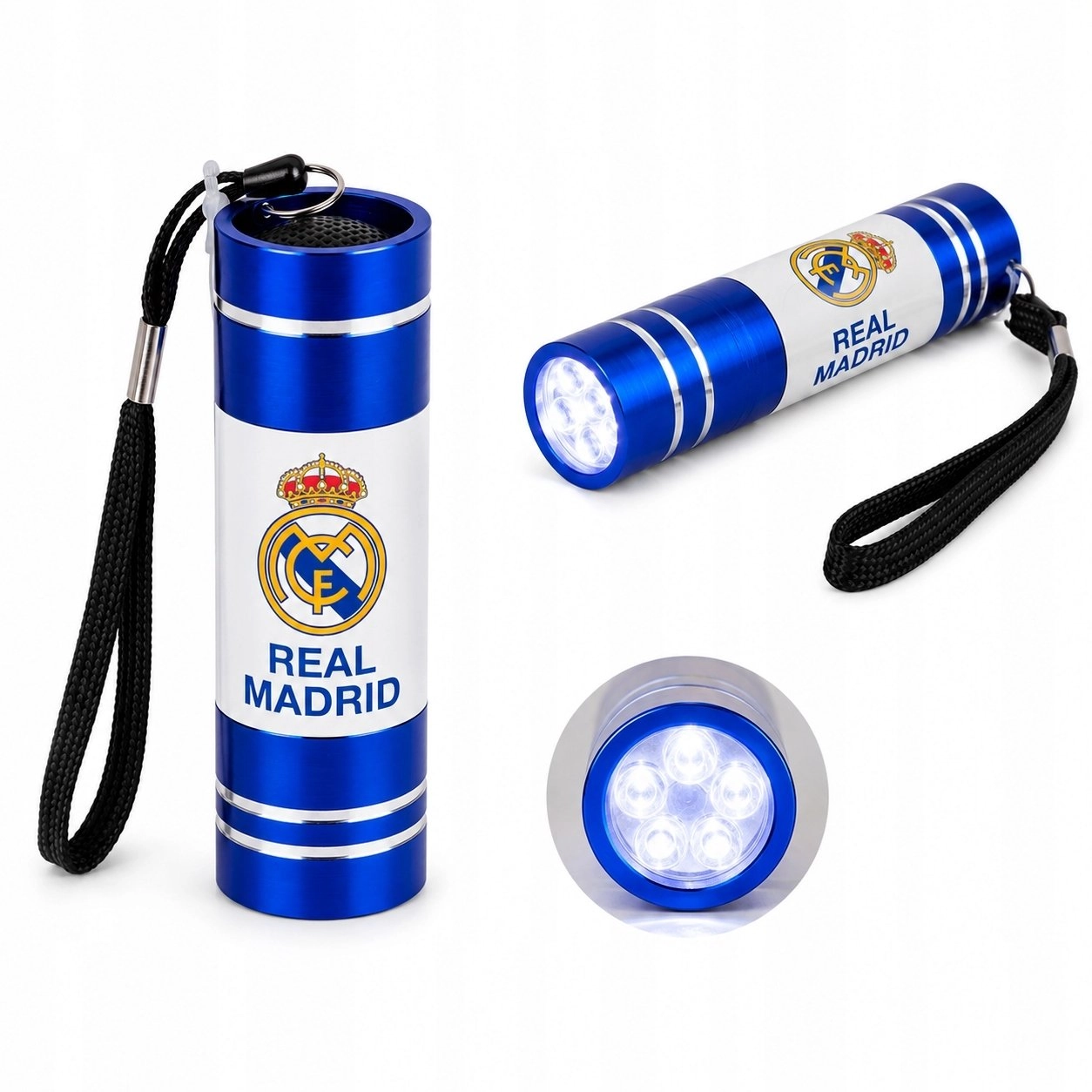 CYP LED FLASHLIGHT 9CM REAL MADRID