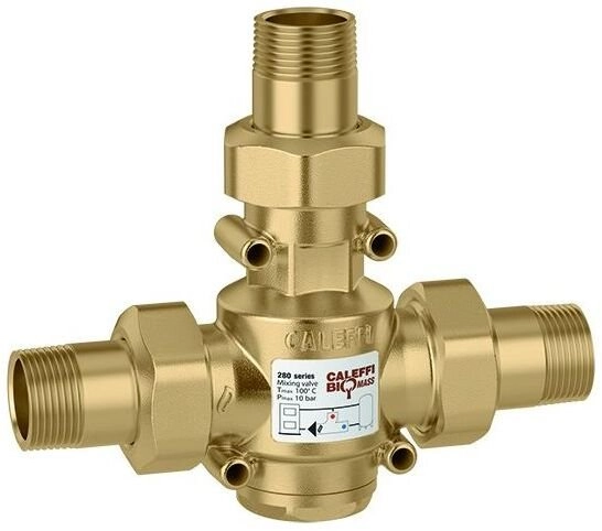Caleffi Thermostatic valve protecting against too