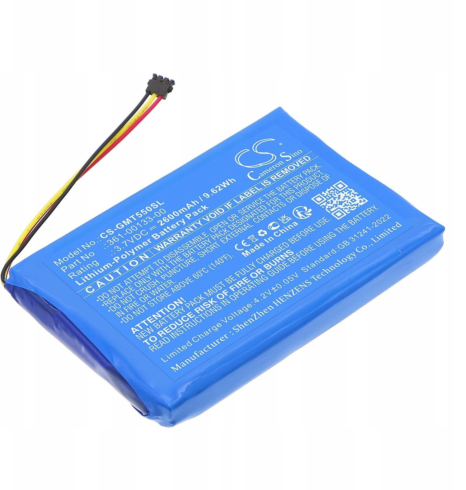 Rechargeable Battery Type 361-00133-00 For Garmin