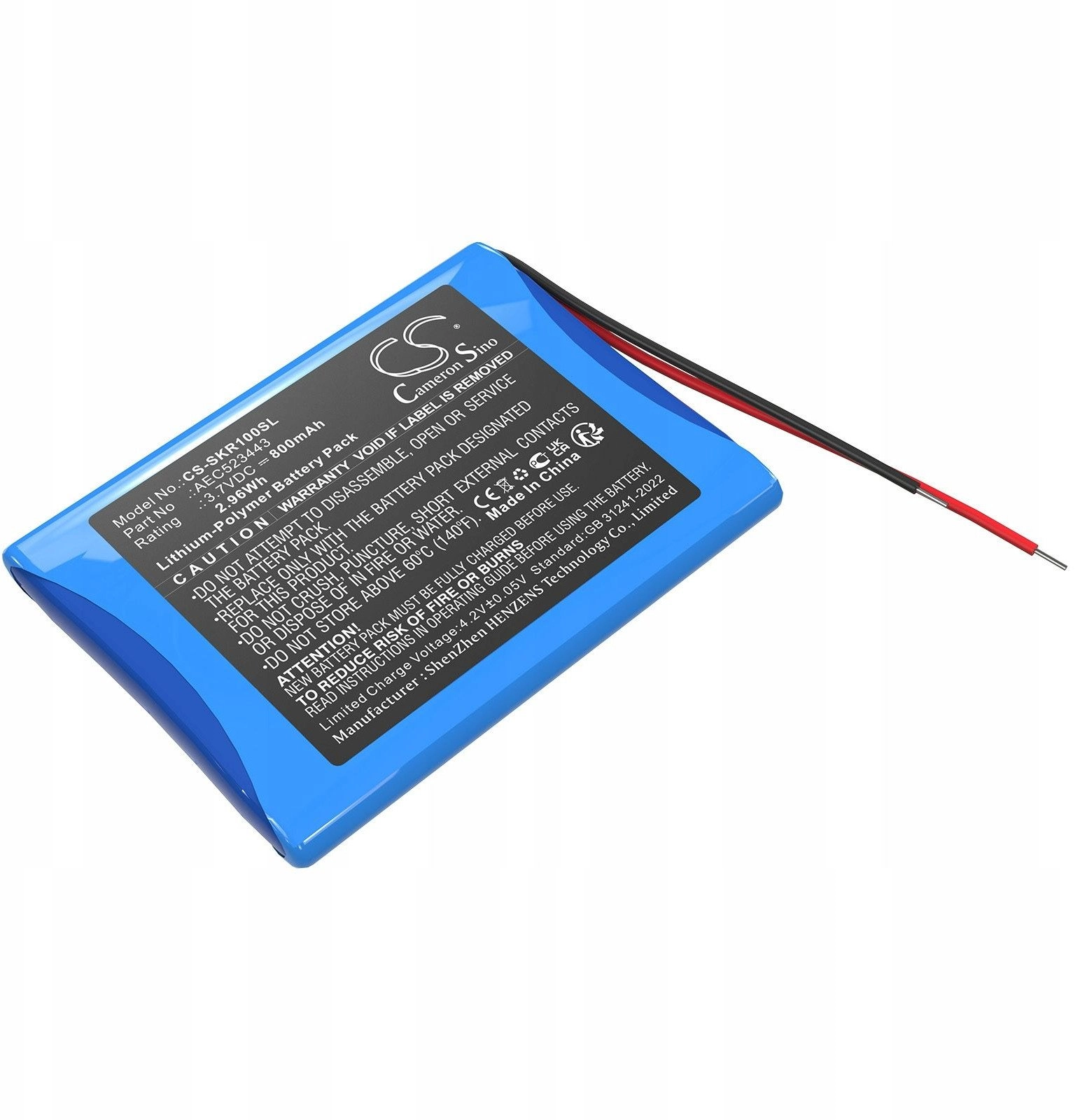 Accumulator Bateria Type Aec523443 Skullcandy 2xl