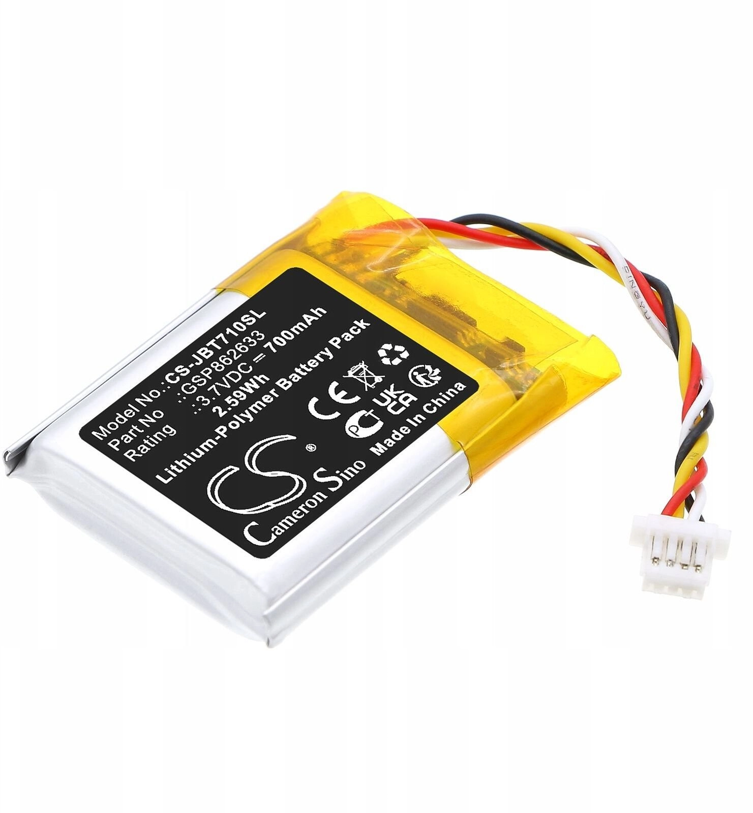 Rechargeable Battery Type Jbl Cs-jbt710sl For