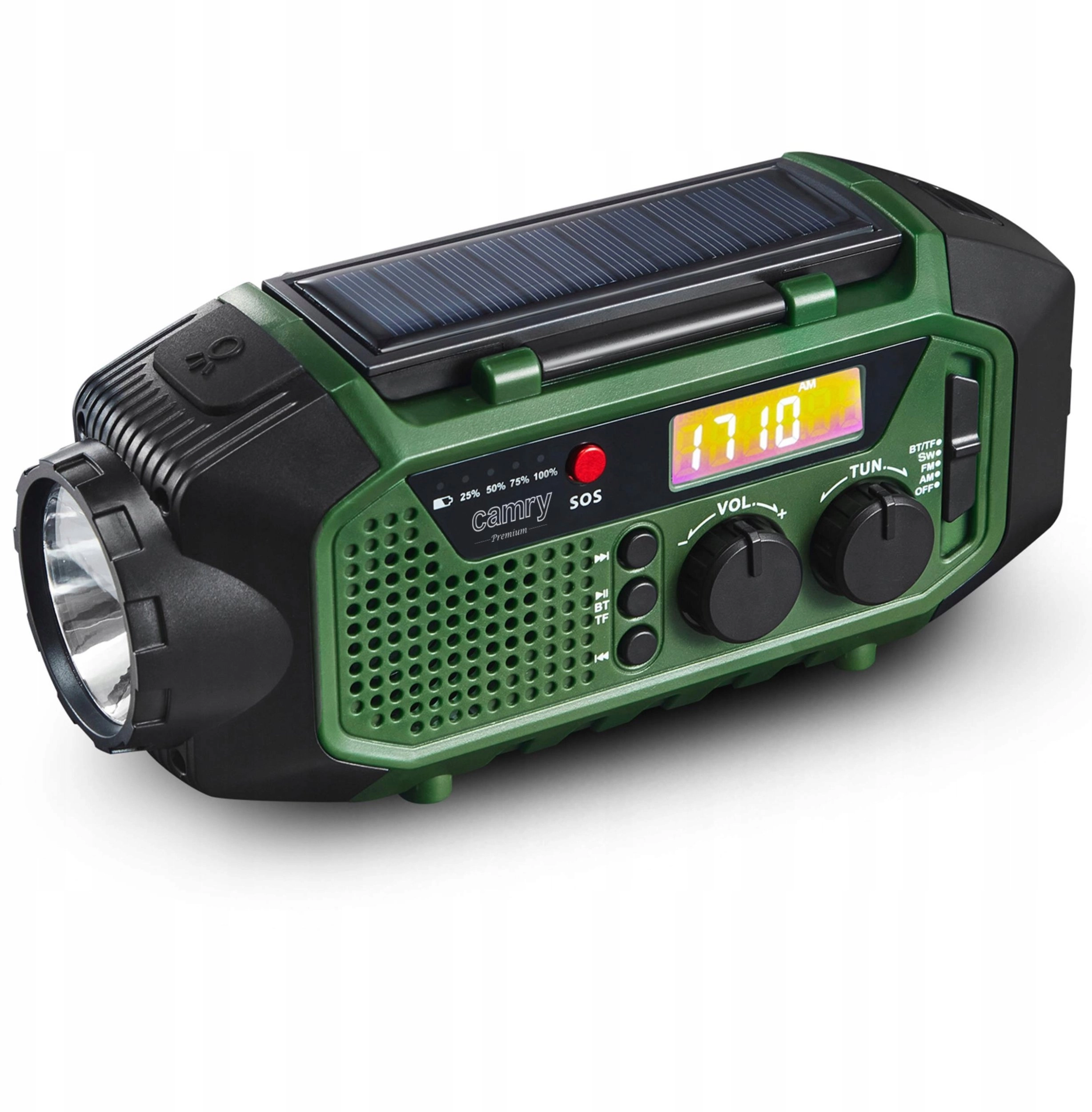 Camry CR 1919 headlamp portable radio-flashlight
