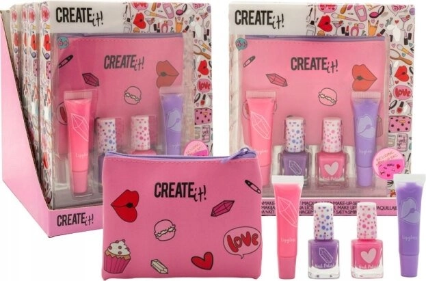 Create It! Make-up zestaw+kosmetyczka 15808014 8719668021013