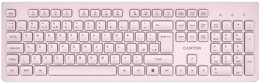CANYON keyboard HKB-W01 UK/US AAA Wireless