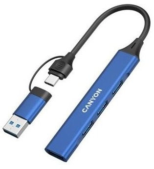 CANYON 4w1 USB-A/C Niebieski 14896023 CNS-TDS02BL
