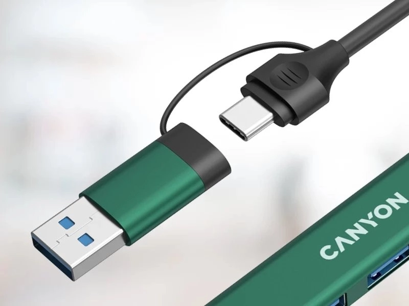 CANYON hub DS-02 4in1 USB-A /