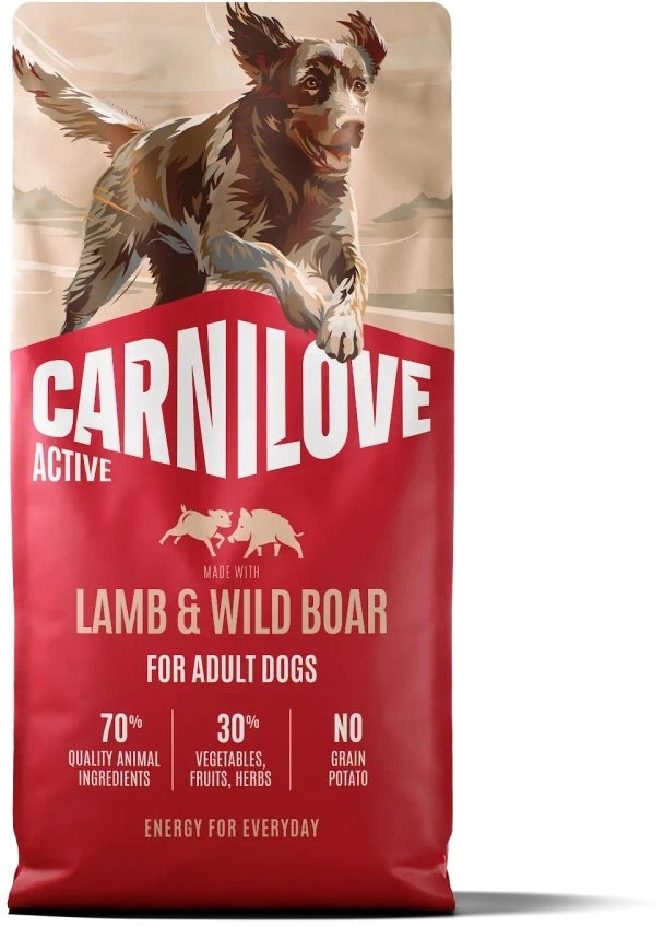 CARNILOVE ACTIVE DOG LAMBWILD BOAR ADULT