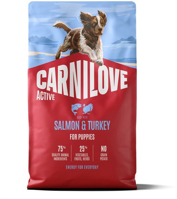 CARNILOVE ACTIVE DOG SALMONTURKEY PUPPIES 4kg