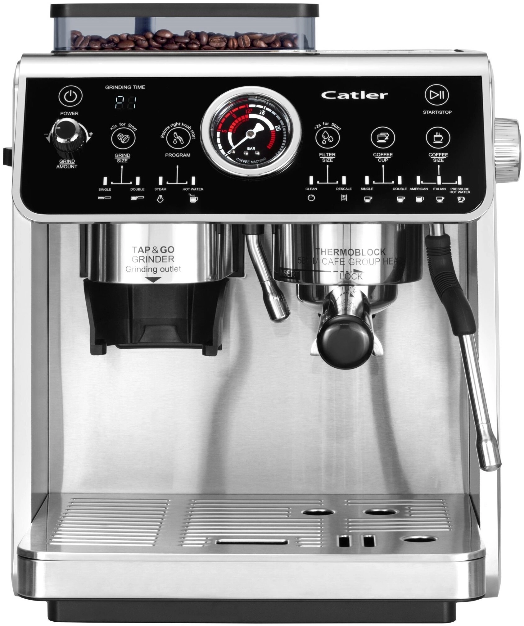 Ekspres ciśnieniowy Catler Kolbowy ES 910