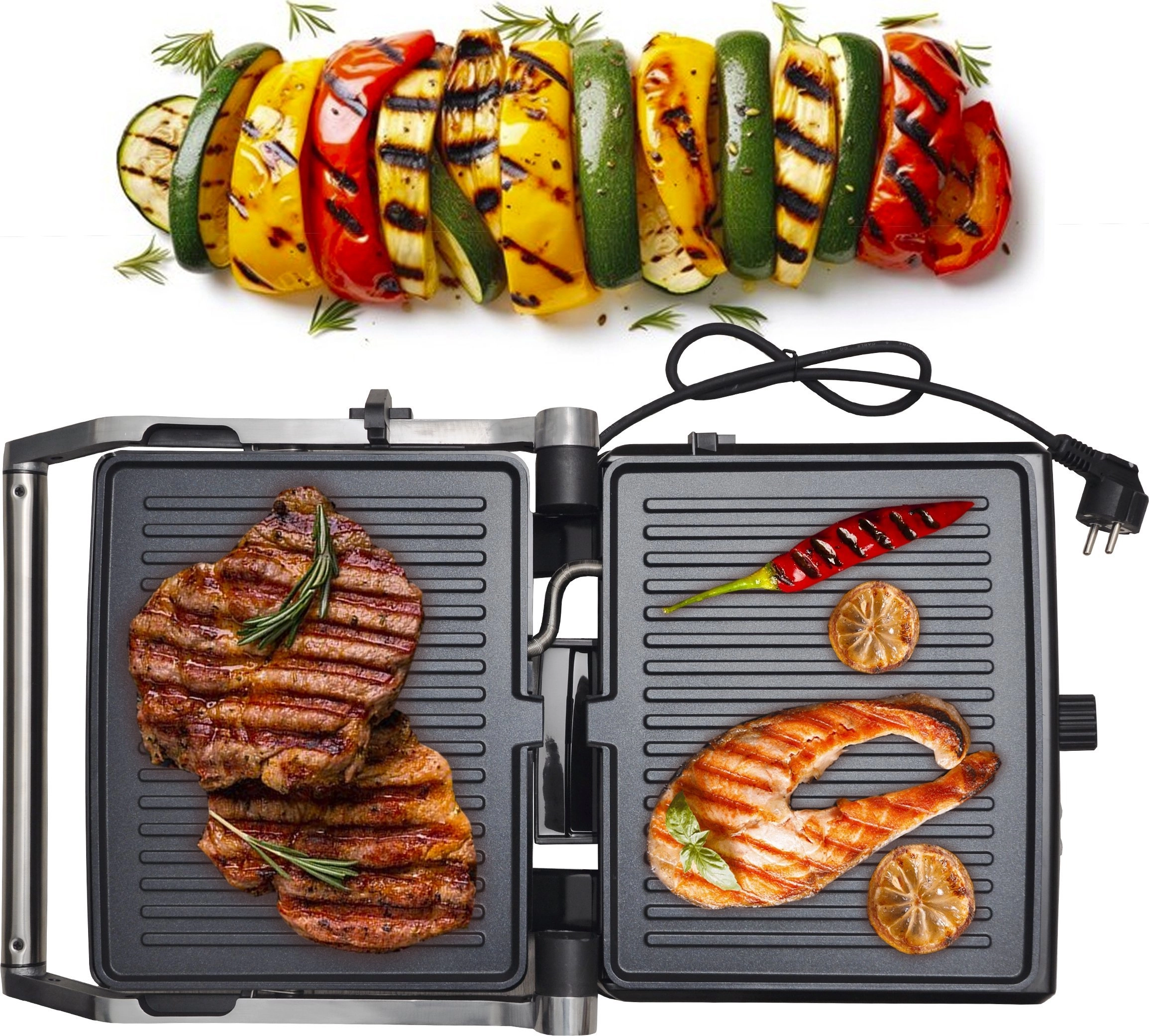 GRILL 6706 INOX 200 W KAMI-GR-020-30