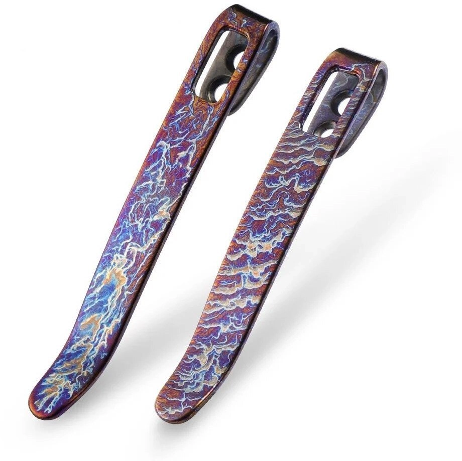 CIVIVI Titanium Clips 50/55 mm Blue/Purple
