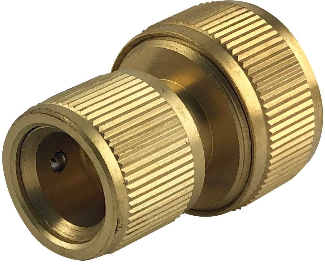 HOSE CONNECT STOP BRASS 3/4 HAUSHALT
