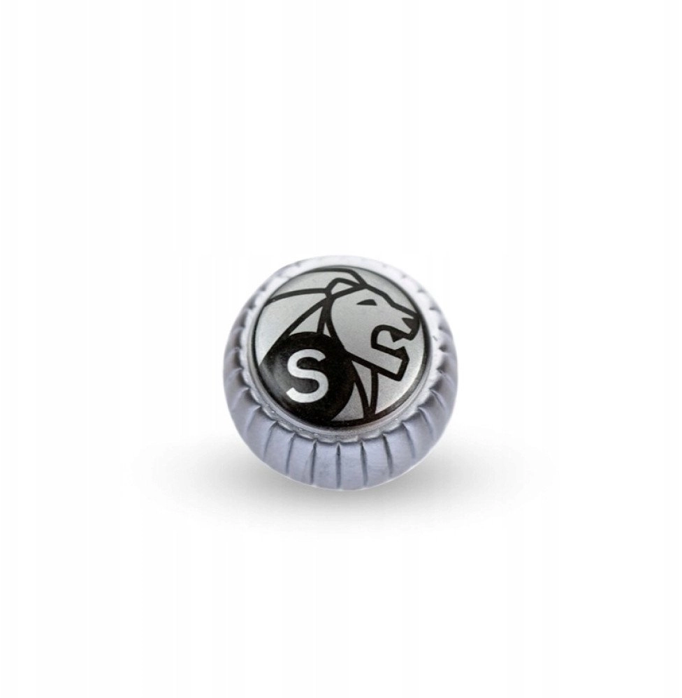 Matt chrome nut for grinders -