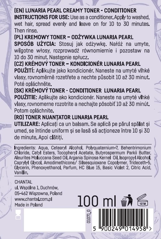 CHANTAL SESSIO Lunaria Pearl cream toner