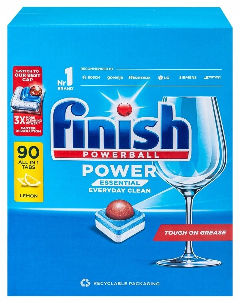 Chemistry FINISH Power Essential dishwasher tablets
