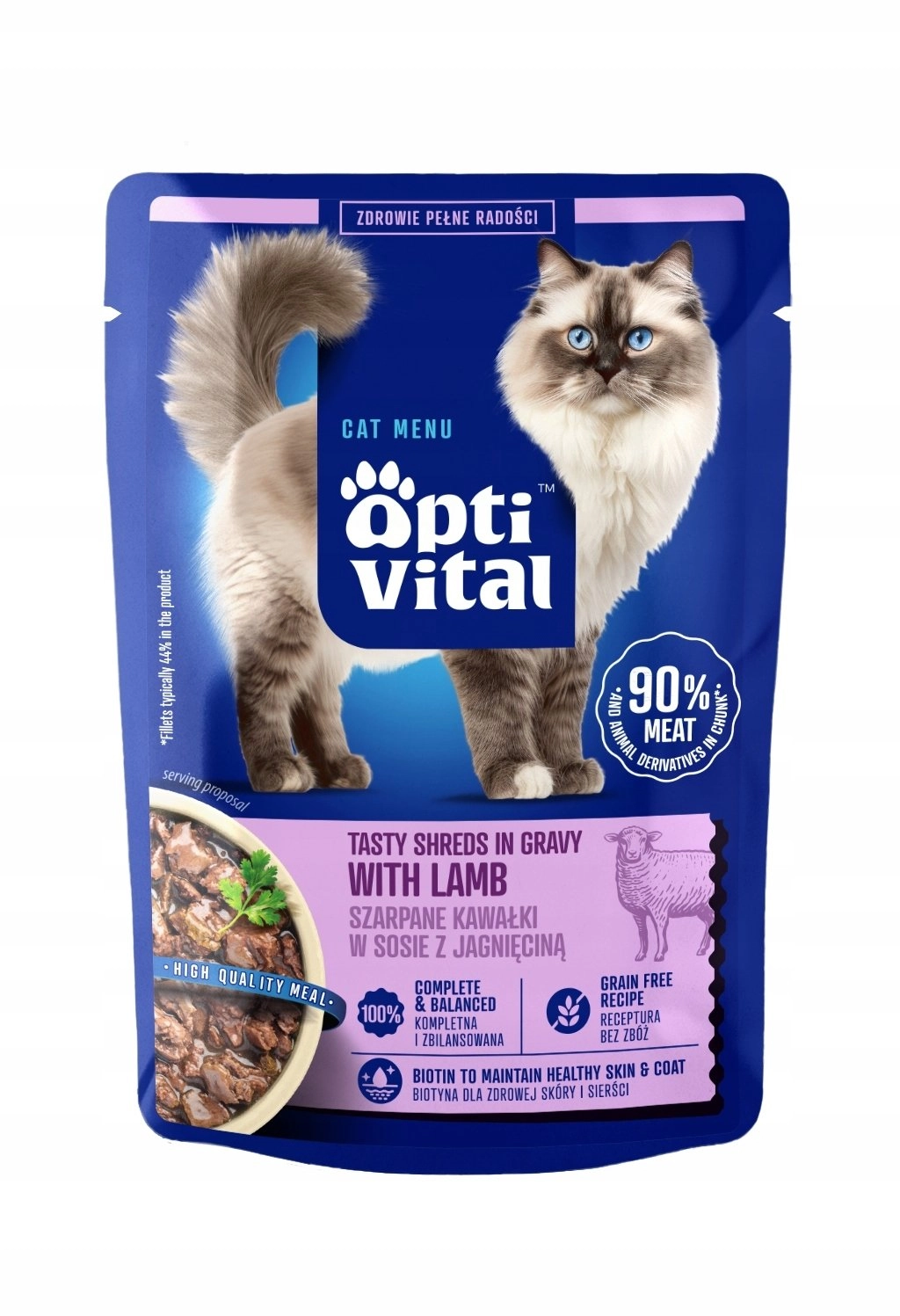 OPTIVITAL Tasty shreds in gravy with