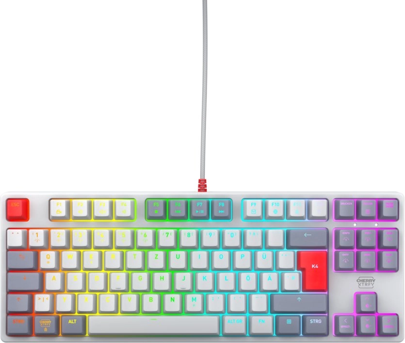 CHERRY XTRFY K4V2 TKL keyboard retro