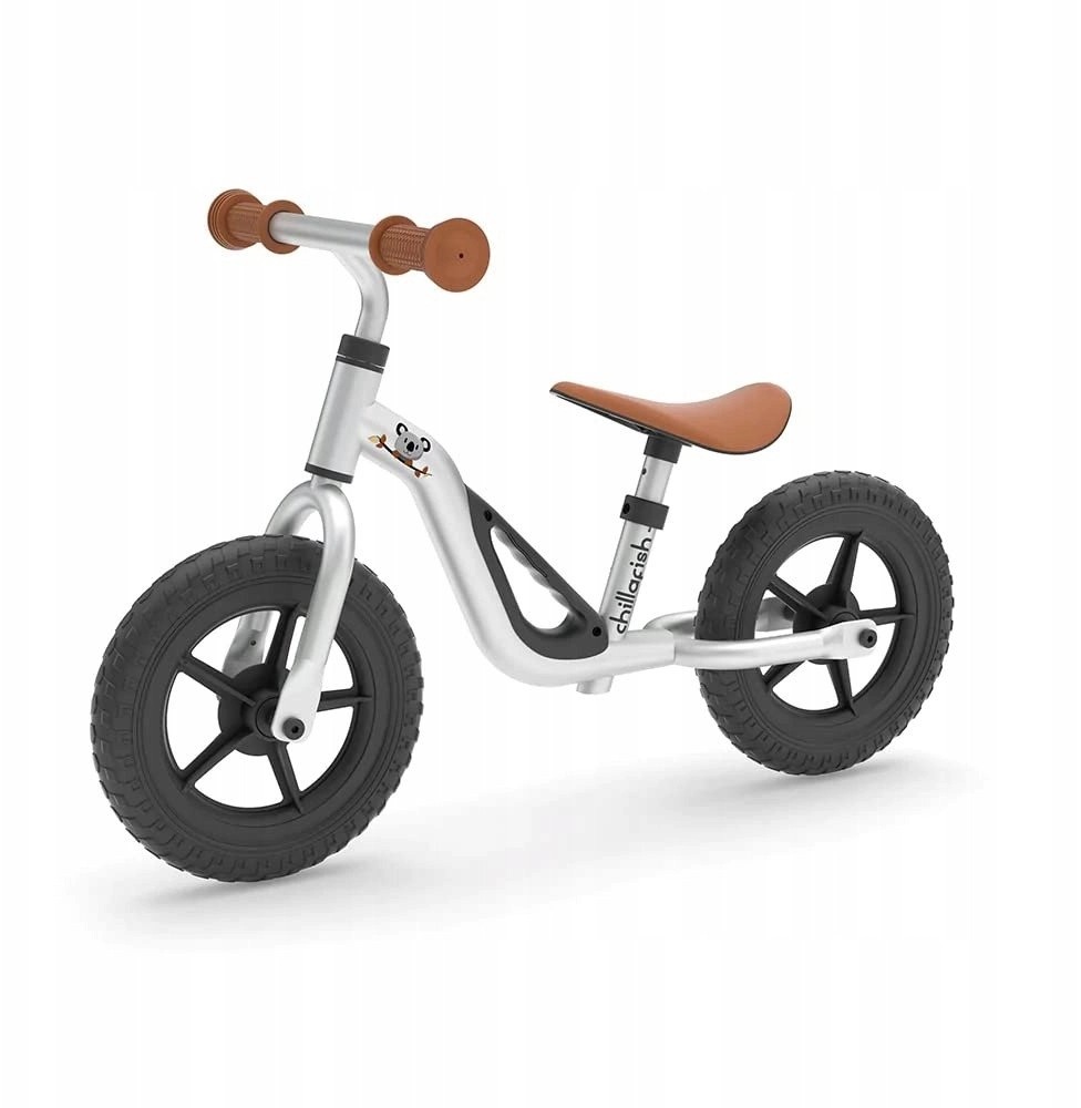 Chillafish Charlie 10`` Balance Bike Silver