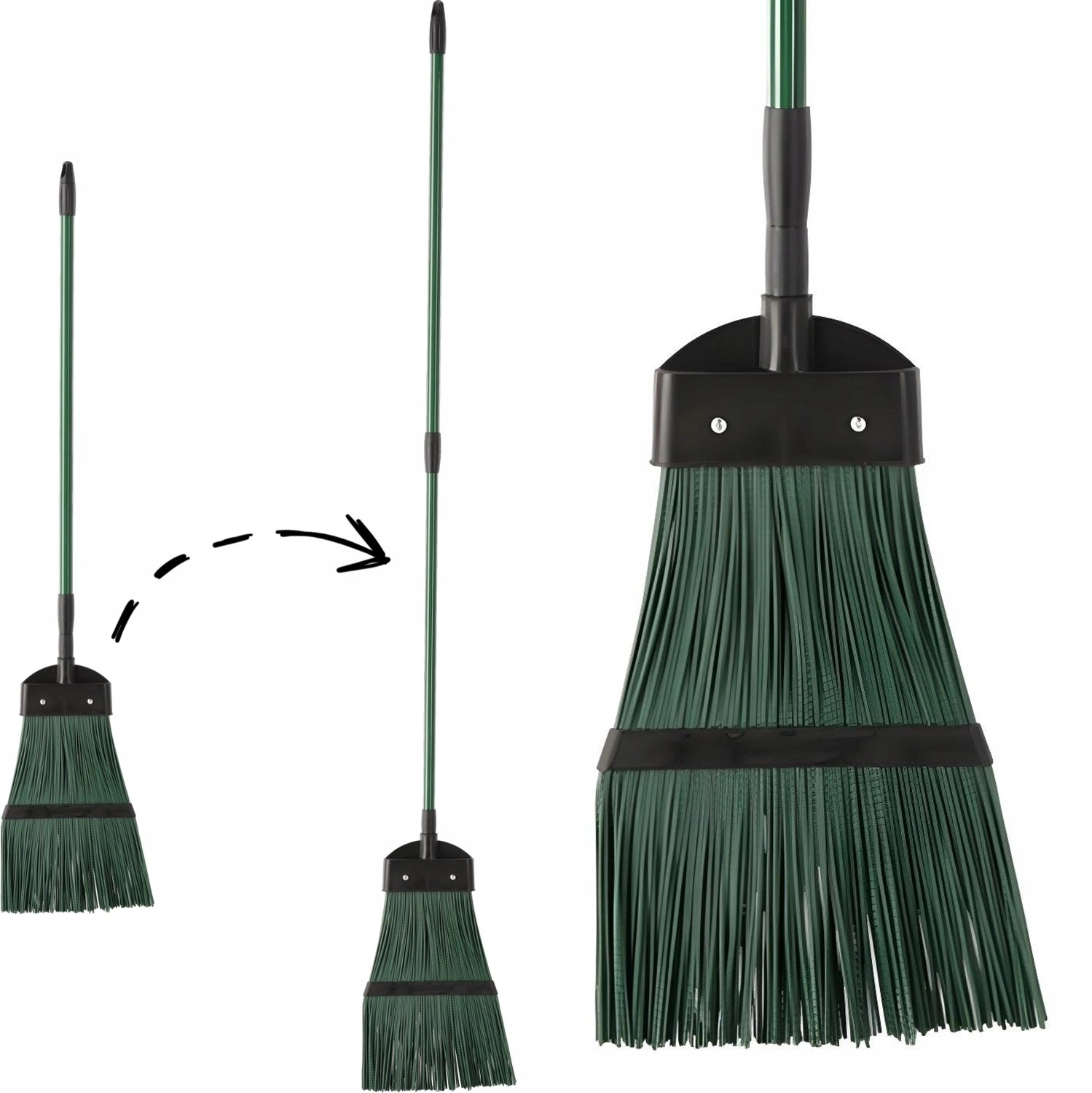 Hamster Garden broom with telescopic handle