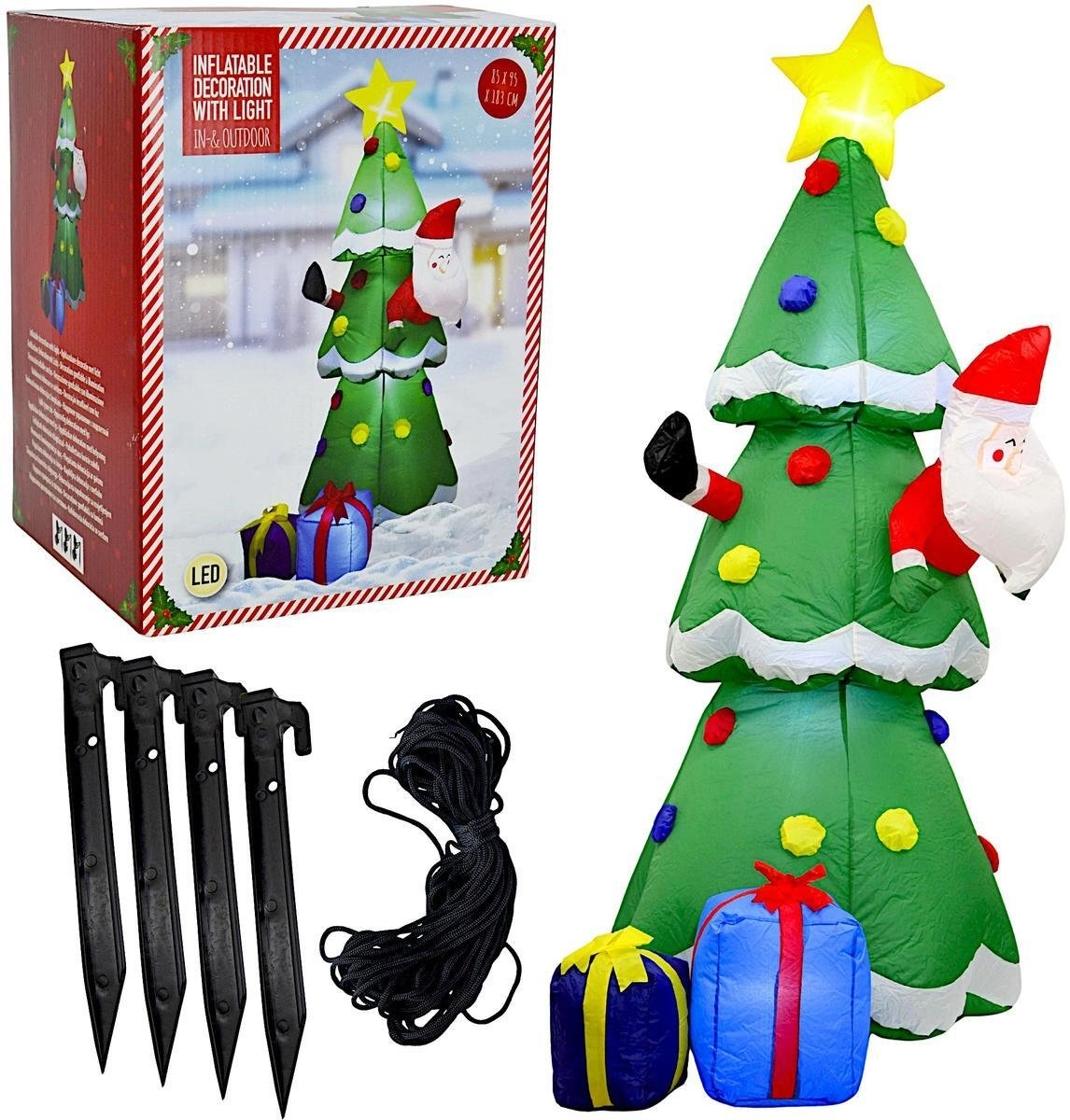 Christmas decoration INFLATABLE SELF-INFLATING CHRISTMAS TREE