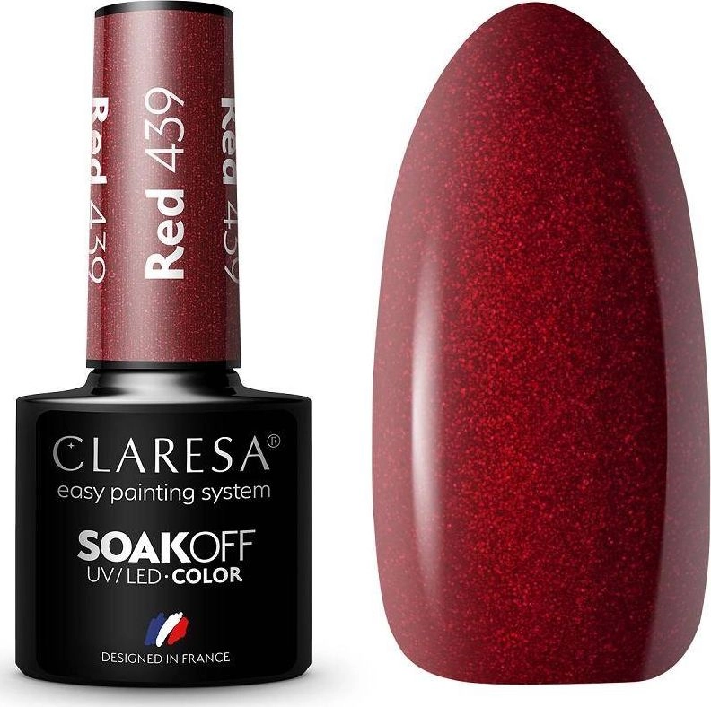 Claresa Claresa Soak Off UV/LED Red