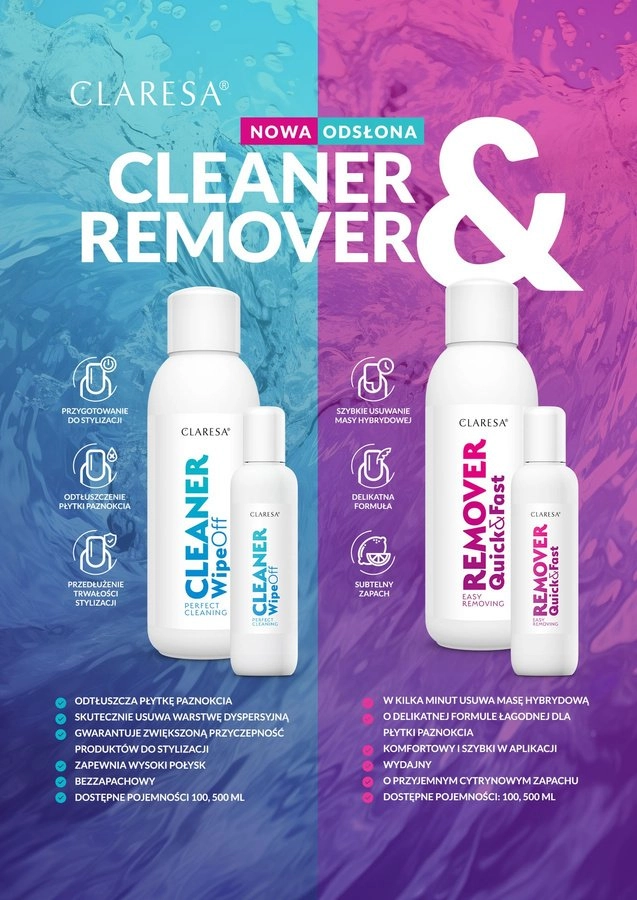 CLARESA_Cleaner Wipe Off odt nail sealer