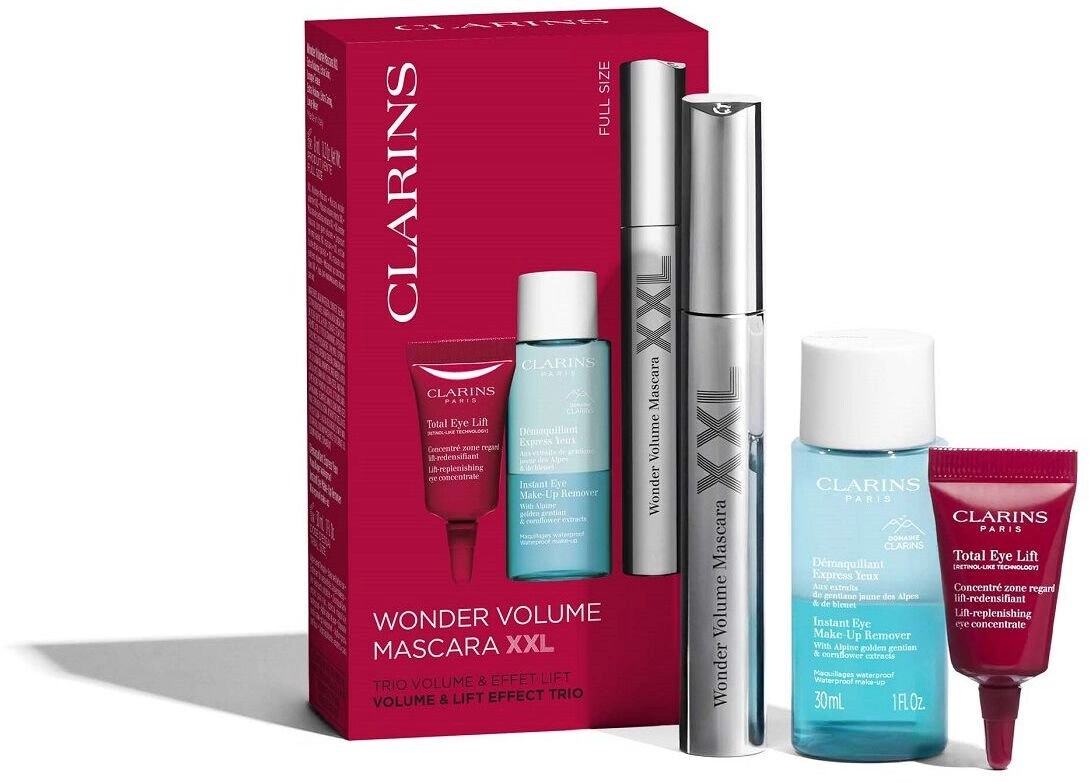 CLARINS SET (WONDER VOLUME MASCARA XXL