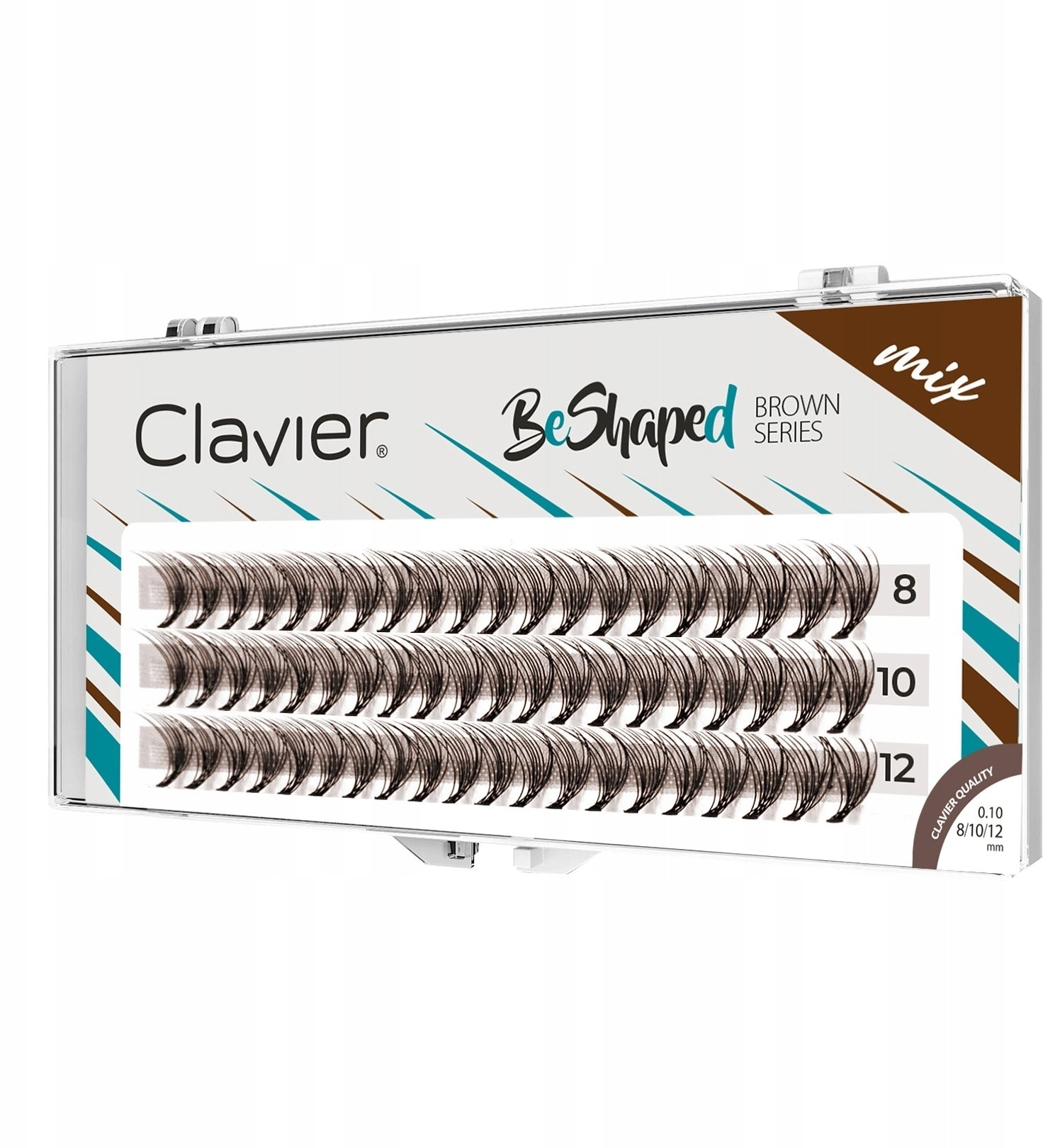 CLAVIER_BeShaped Brown Series eyelash tufts B