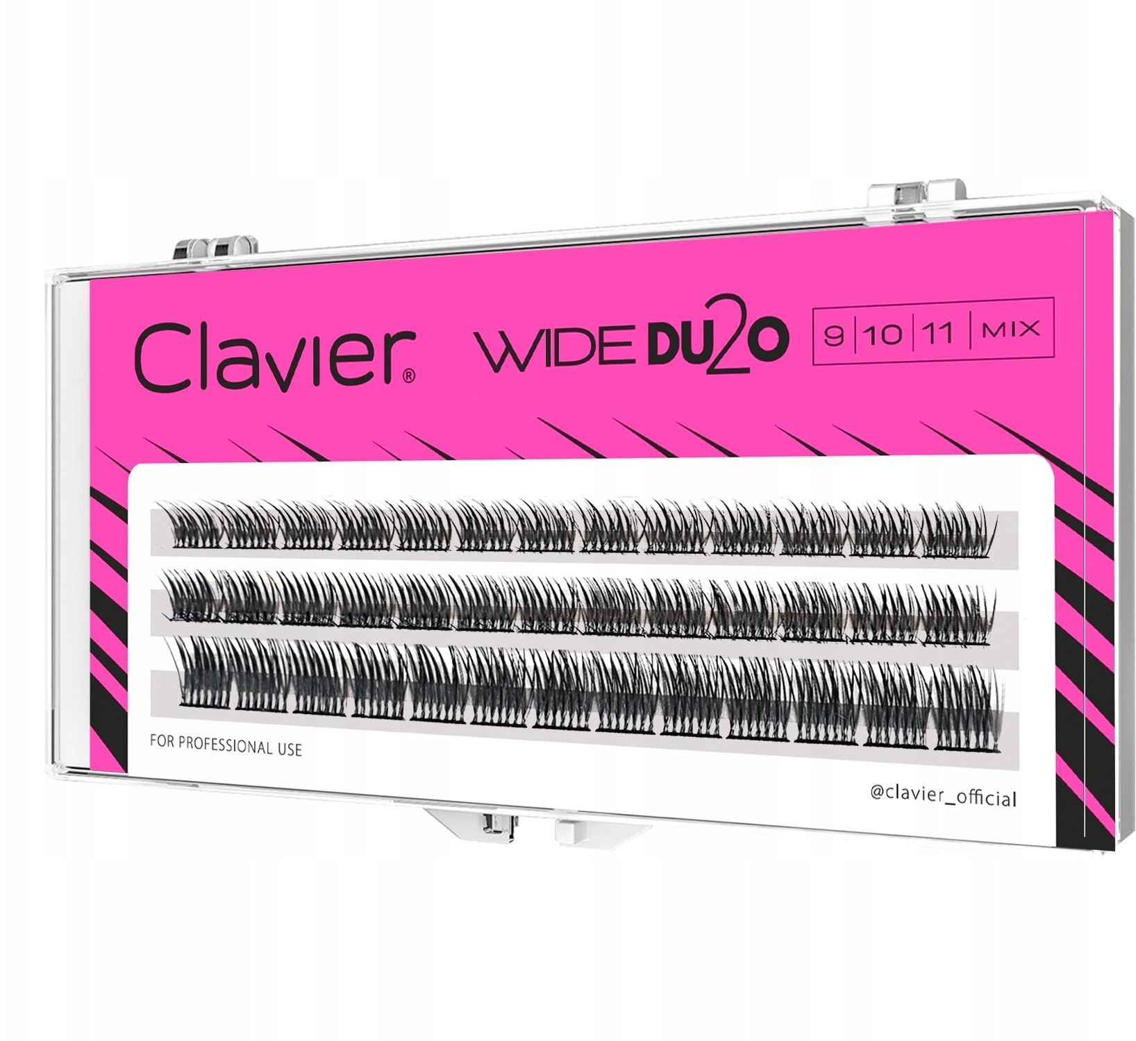 CLAVIER_Wide Du2o tufts row C twist