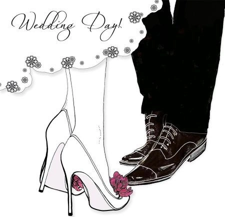 Swarovski square card CL1204 Wedding shoes