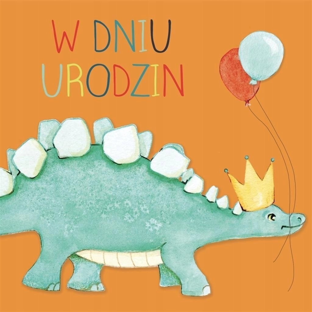 Square card CL4214_PO Birthday Dinosaur 547174