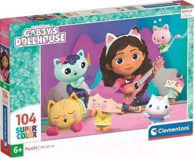 Clementoni Puzzle SuperColor Gabby`s Dollhouse 104