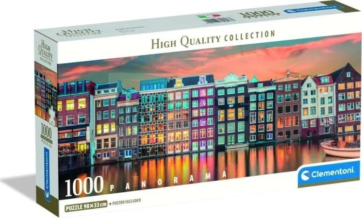 CLE puzzle 1000 PanoramaComp.BrightAmsterd.39897