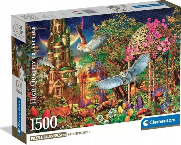 CLE puzzle 1500 Compact WoodlandFantasyGard.31741