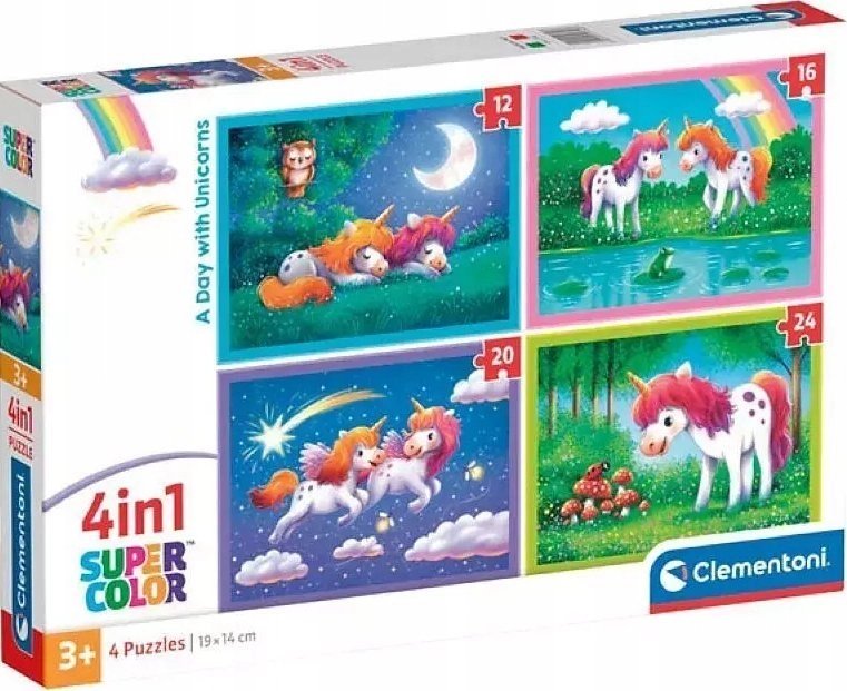 CLE puzzle 4w1 SuperKolor ADay withUnicorns